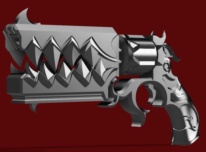 Androxus Revolver from Paladins Game.