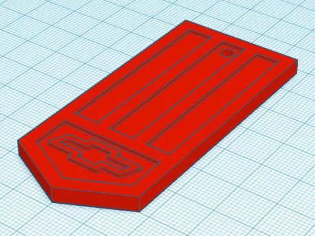 Camaro Emblem Keychain