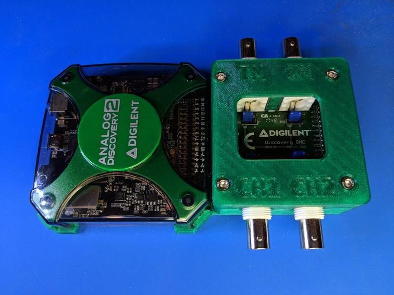Digilent Analog Discovery 2 + BNC Adapter case