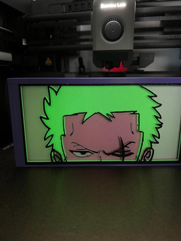 One piece Zoro glow in the dark