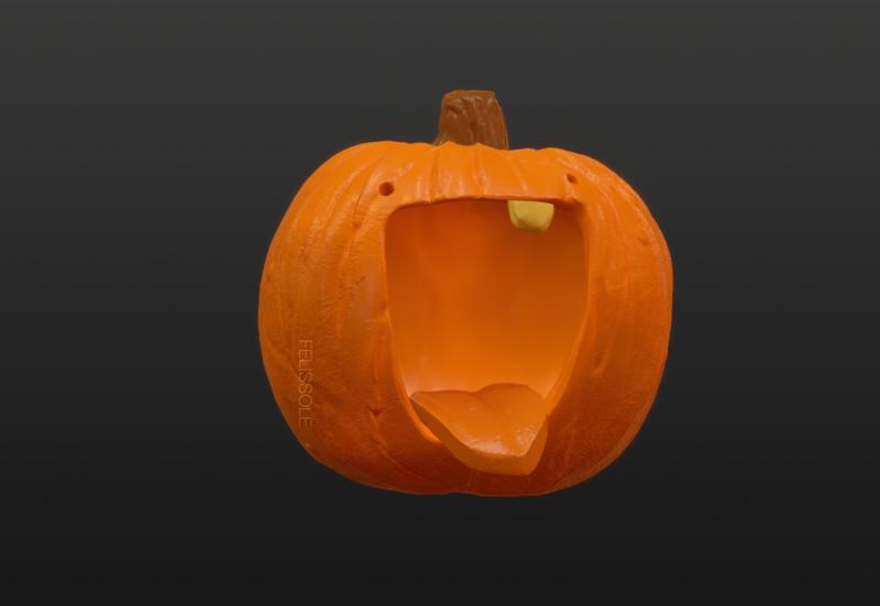 dumb pumpkin figurine halloween