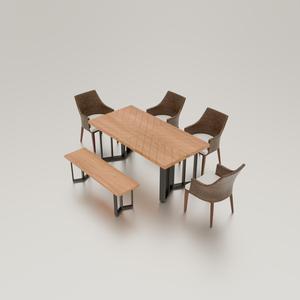 1/12 Scale Miniature Dining Table Set
