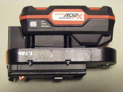 Black and Decker 18v Drill Battery Adapter for LIDL Parkside 20v Batteries