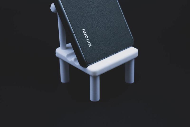 Chinese-style small square stool phone stand, cute phone holder (A1 mini printable, 1h 29m, 32.35g)