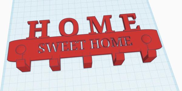 Home Sweet Home Key Holder