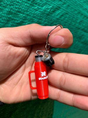 Mate and Thermos Keychain