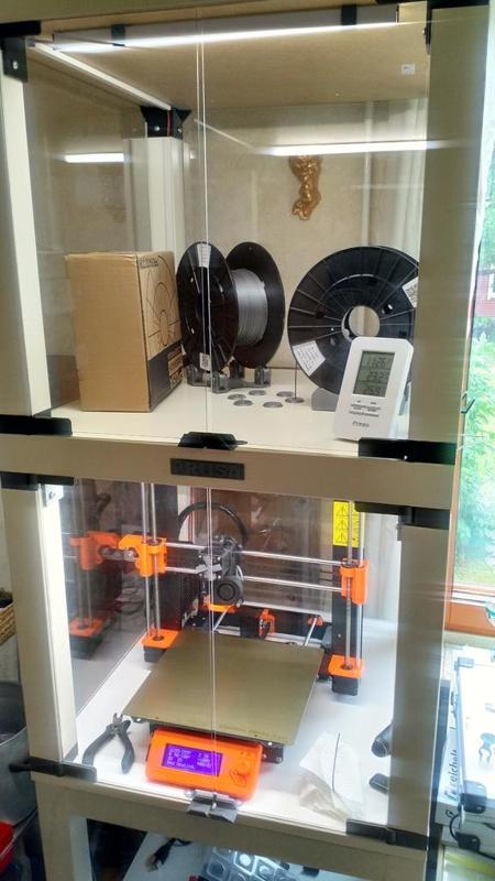 Prusa Enclosure double hinges