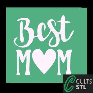 Stencil Best Mom - 10x10cm