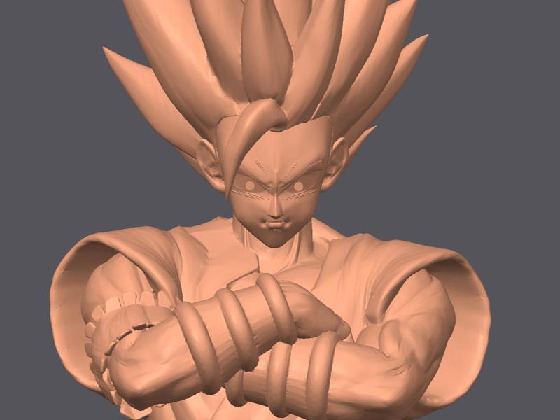 Goku AF SSJ6 Primal DragonBall 3D Model