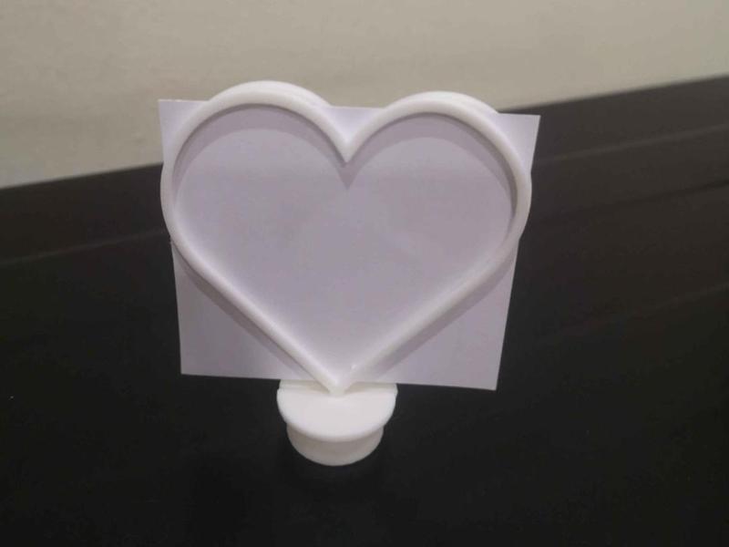 Heart-shaped photo frame