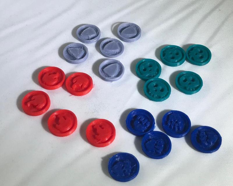 Effect Tokens Fire Poison Shield Enrage