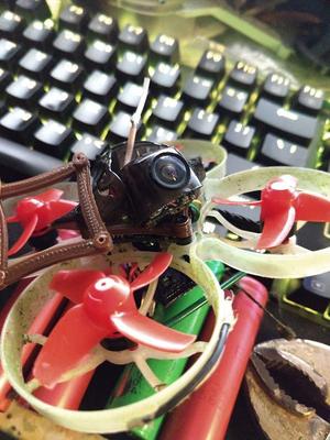 BetaFpv Beta75 Pro frame brace for Mobula7 transplant