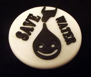 Save Water Badge