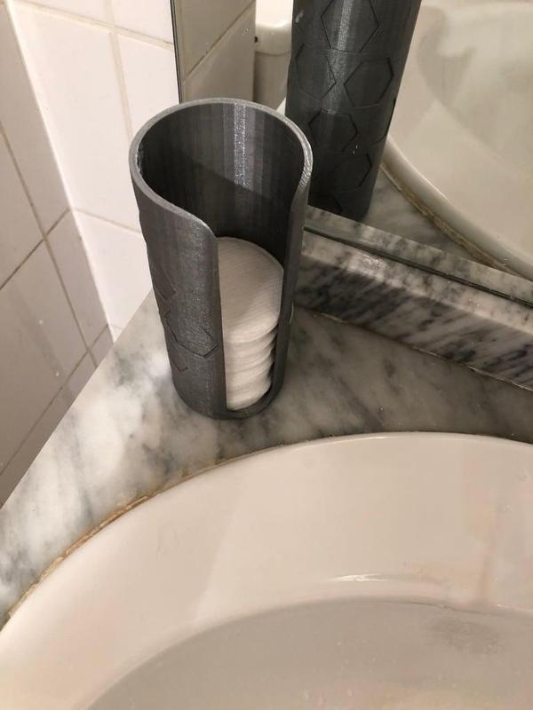 Cotton pad dispenser