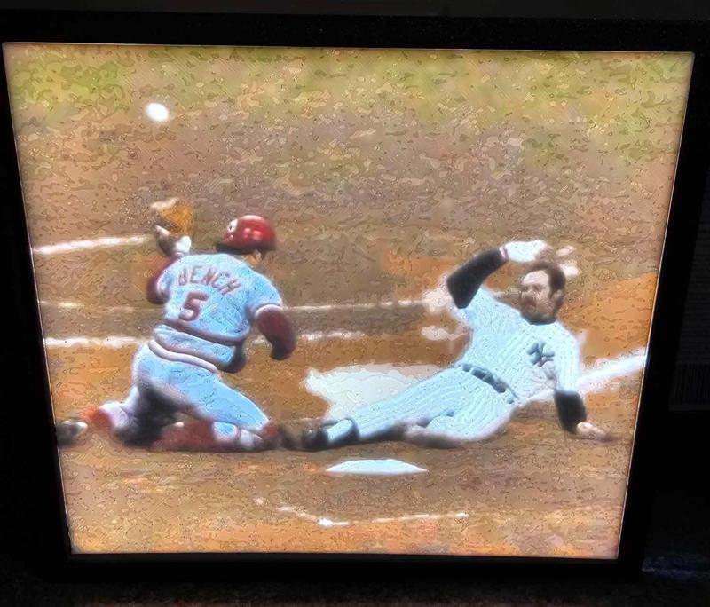 Thurman Munson Lithophane