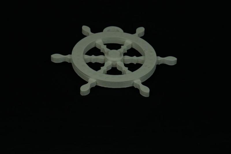 Rudder pendant / Colgante de Timón