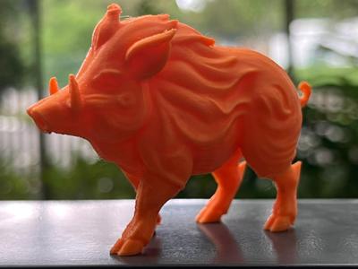 Modern Decorative Wild Boar Sculpture