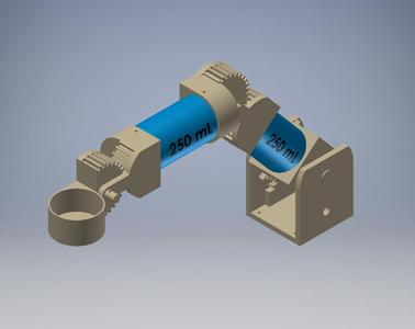 Robotic Arm Can with adjustable positions