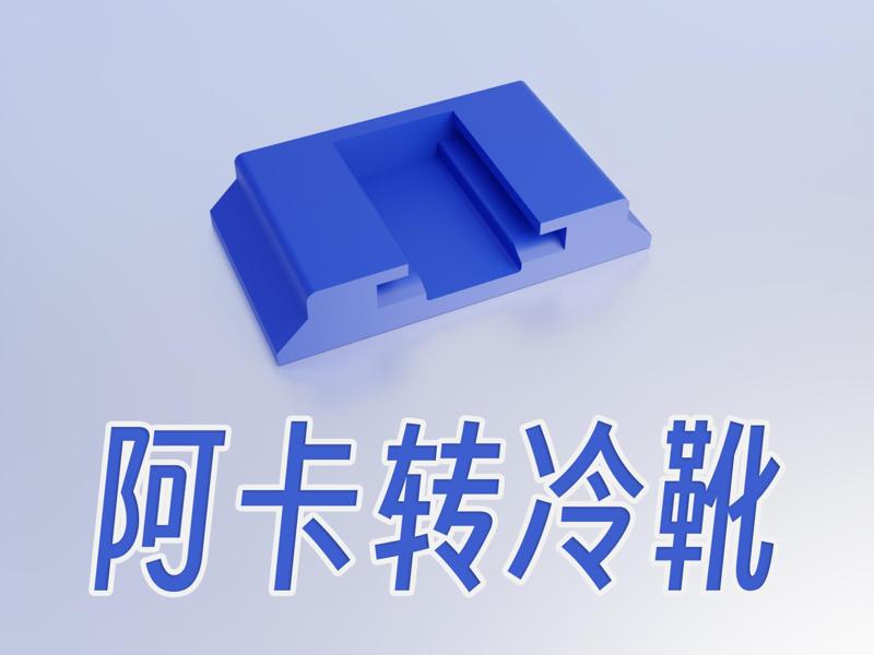 Arca-Swiss to Cold Shoe/Hot Shoe Mount Adapter Plate