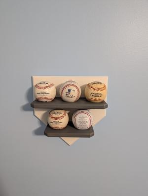 Baseball wall mount
