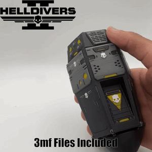 Helldivers 2 Container Hellpod / 3mf 3d print Military Fun Prop Replica Cosplay Decorative