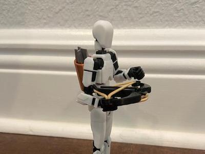 Dummy 13 Working Crossbow and Quiver