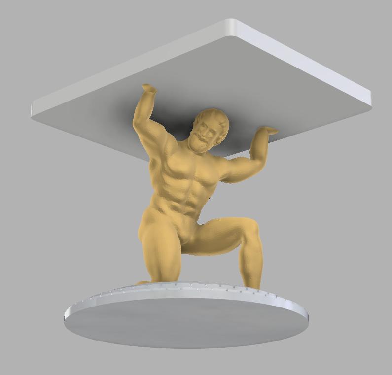 Atlas God Holding Up Your PC