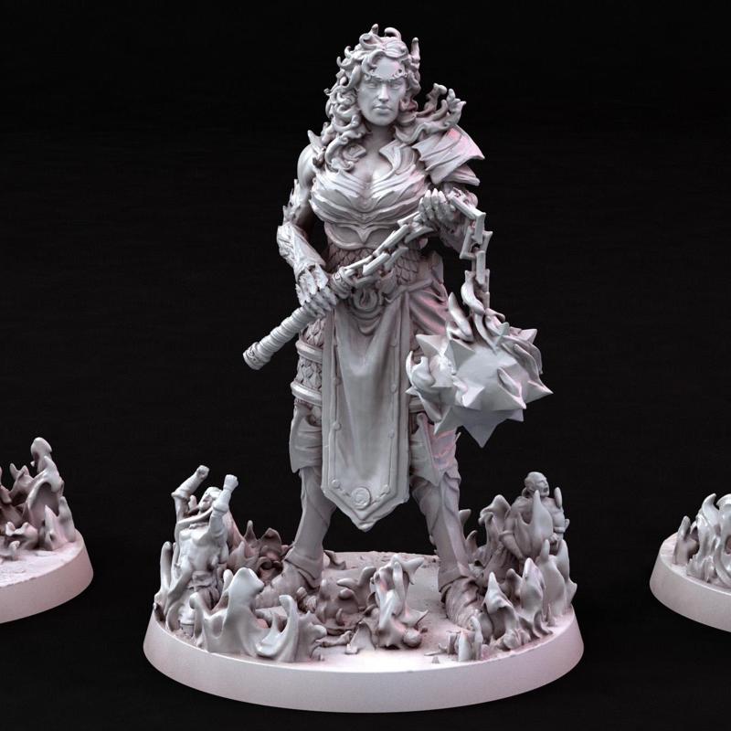 Fire Giant (female) Pose #1