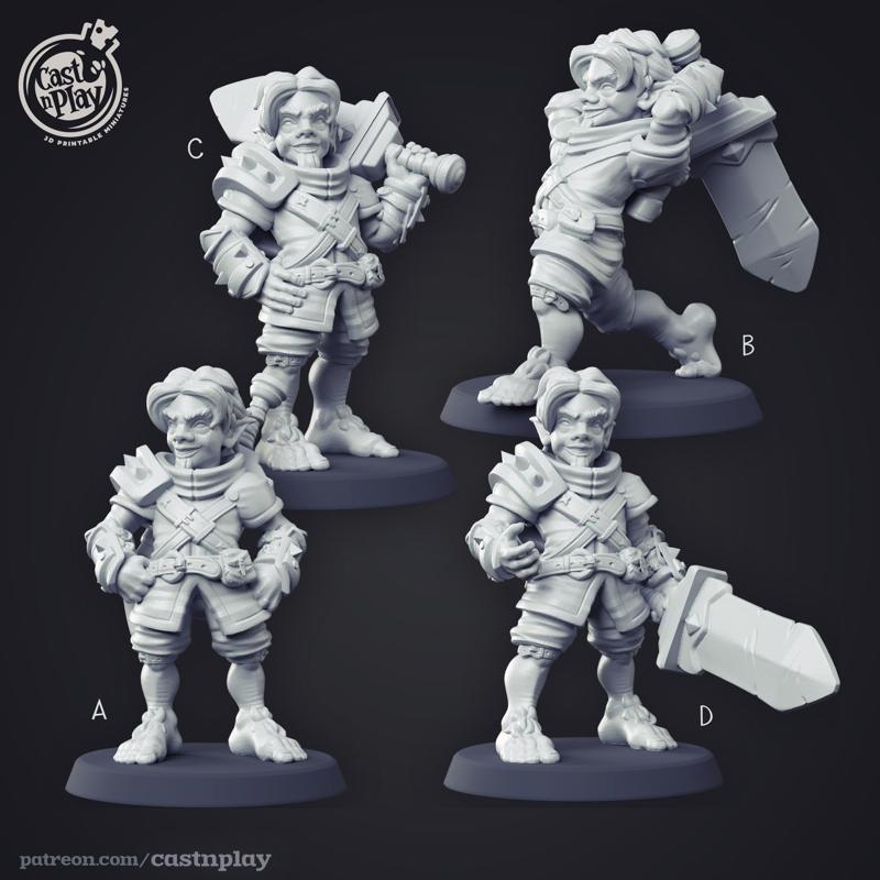 Halfling Fighter (Pre-Supported)