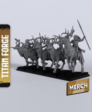 Wild Huntsmen - With Free Dragon  - 5e DnD Inspired for RPG and Wargamers