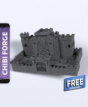 Chibi Game Terrain - Dark Knight's Castle
