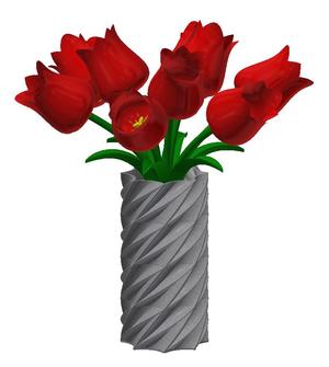 Decorative flower plant vase
