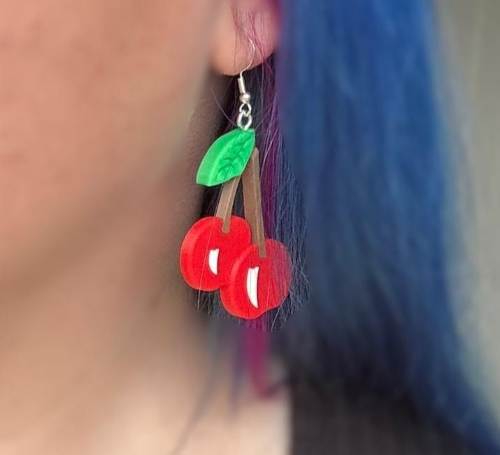 Cherry earrings