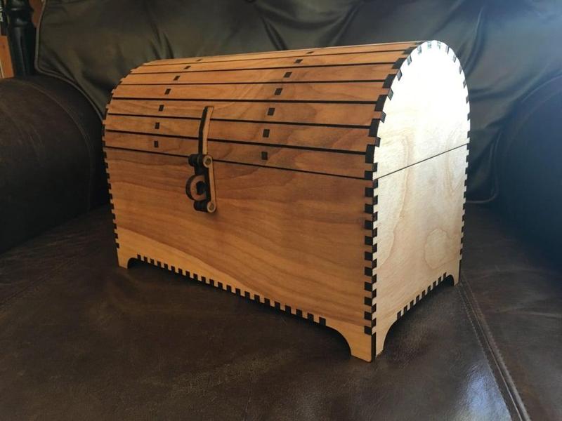 Treasure Chest with Hasp
