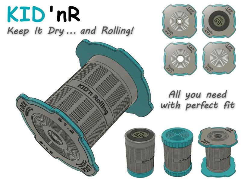KID'nR - Keep It Dry ... and Rolling! (Silica Gel Box)   