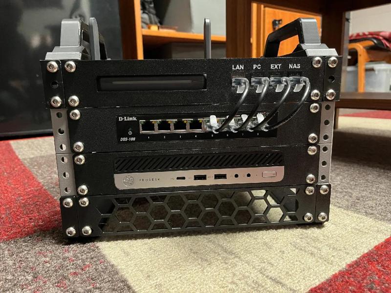 Modular 10"/10 inch Rack   