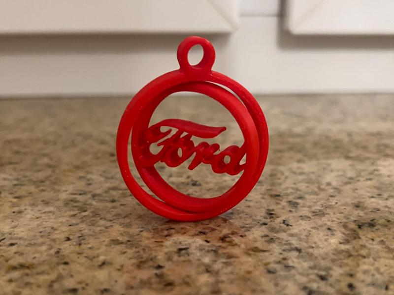 Ford gyro keychain
