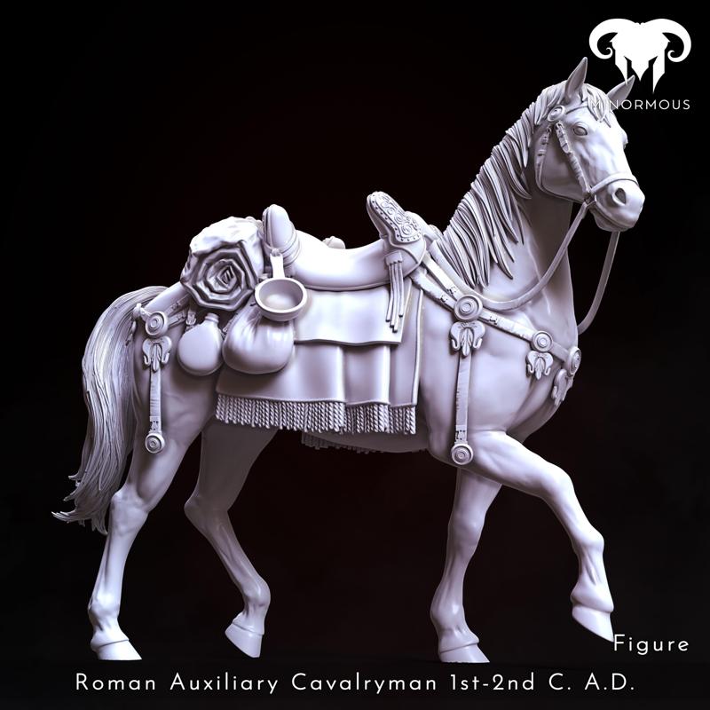 Horse - Roman Auxiliary Cavalryman 1st-2nd C. A.D. Hooves of Honor!