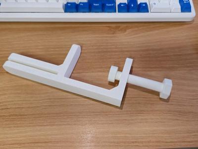 Skadis Desk Mount - Long Clamp and Open holder