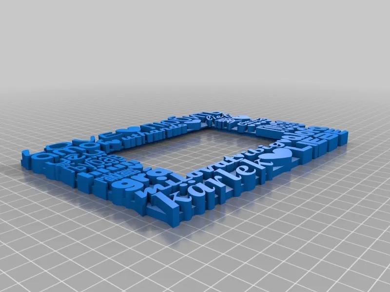 Love Around the World 3.5x5 Picture Frame   