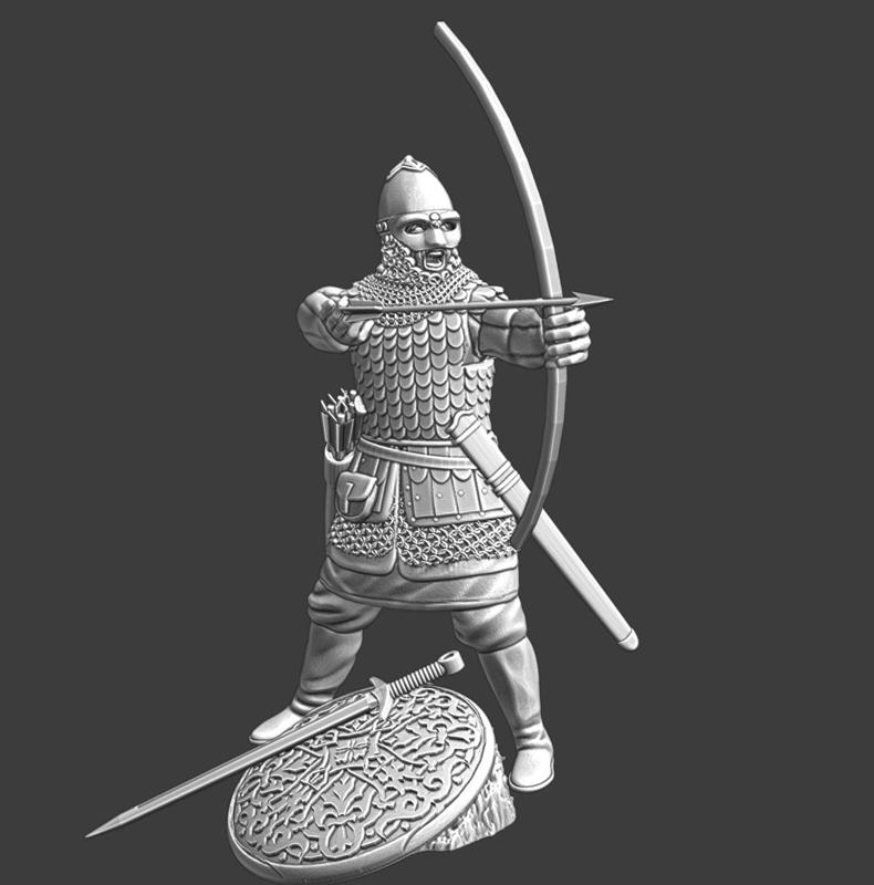 Medieval Noble Russian Archer