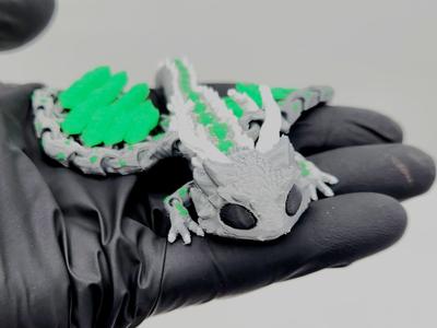 Baby Flexi Forest Dragon & Keychain Variant