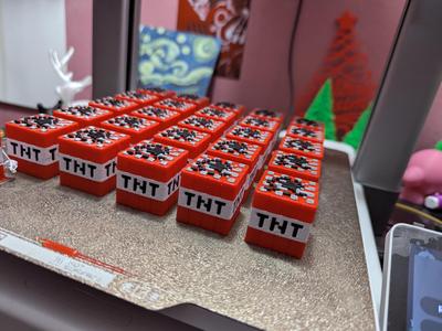 Keychain TNT Minecraft (MINI)