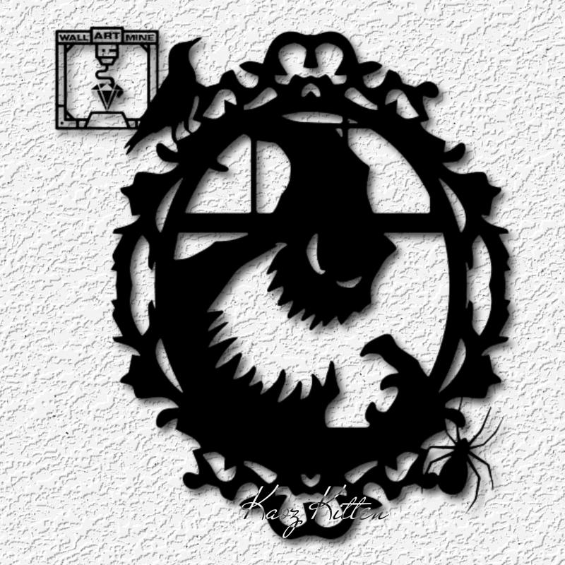 oogie boogie wall art the nightmare before christmas home decor