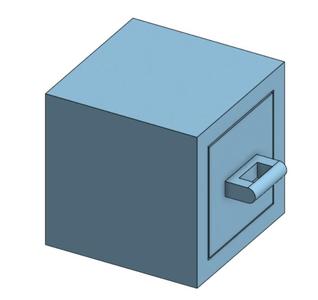Small Print In Place Drawer
