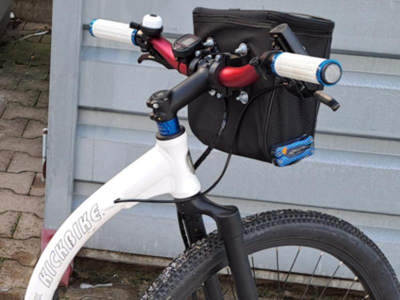 DIY Sturdy Handlebar Bag Mount for Scooters