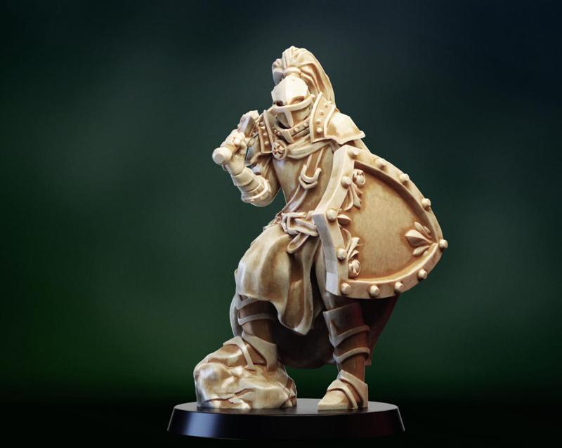 Fantasy medieval knight warrior