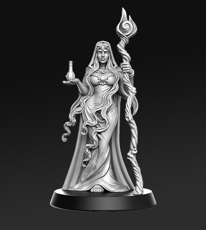Miriel - Druid- 32mm - DnD -