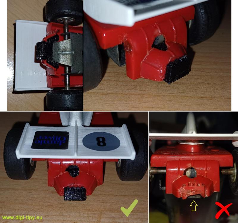 ITES Tyrrell - zadní opravný díl
