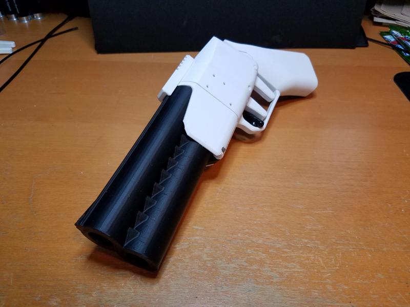 Wastelander's Rebuttal, airsoft over/under shotgun pistol